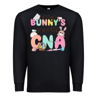 Black every bunnys favorite cna Premium Sweatshirt - MaliasSmallBusiness