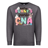 Charcoal Heather every bunnys favorite cna Premium Sweatshirt - MaliasSmallBusiness