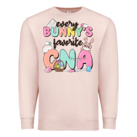 Pale Pink every bunnys favorite cna Premium Sweatshirt - MaliasSmallBusiness