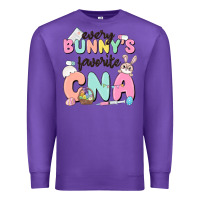 Purple every bunnys favorite cna Premium Sweatshirt - MaliasSmallBusiness