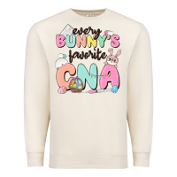 Sandshell every bunnys favorite cna Premium Sweatshirt - MaliasSmallBusiness