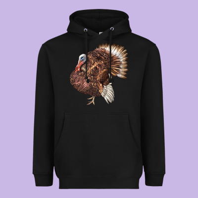 Bourbon Red Turkey Heavyweight Hoodie Designed By Lillyallendesigns