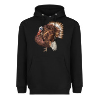 Black Bourbon Red Turkey Heavyweight Hoodie - LillyAllenDesigns
