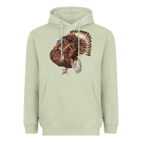 Matcha Bourbon Red Turkey Heavyweight Hoodie - LillyAllenDesigns