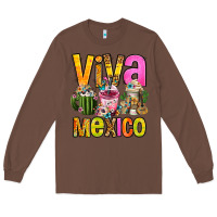 Chestnut viva mexico mexican coffee cups Long Sleeve Tee - FaDigitalArtStudio
