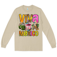 Mushroom viva mexico mexican coffee cups Long Sleeve Tee - FaDigitalArtStudio
