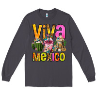 Smoke viva mexico mexican coffee cups Long Sleeve Tee - FaDigitalArtStudio
