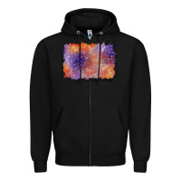 Black halloween background Zipper Hoodie - BundleAndBundleShop