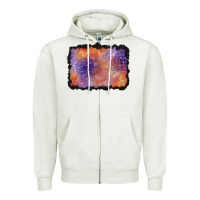 Oatmeal Heather halloween background Zipper Hoodie - BundleAndBundleShop