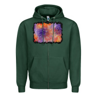 Sports Green halloween background Zipper Hoodie - BundleAndBundleShop