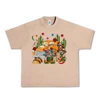 Burro Mexican Gnome Truck Urban Heavy Tee - texasbilliewilder
