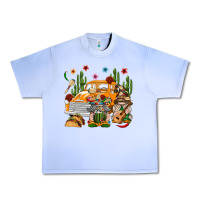 Grape Ice Mexican Gnome Truck Urban Heavy Tee - texasbilliewilder