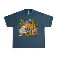Midnight Navy Mexican Gnome Truck Urban Heavy Tee - texasbilliewilder