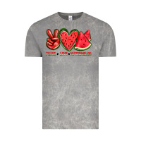 Cloud Rock peace love watermelon Vintage Tee - texasbilliewilder