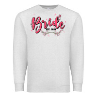 Oatmeal Heather bride Premium Sweatshirt - MaliasSmallBusiness