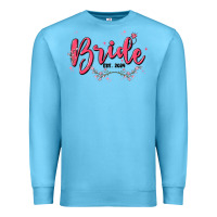 Ocean Blue bride Premium Sweatshirt - MaliasSmallBusiness
