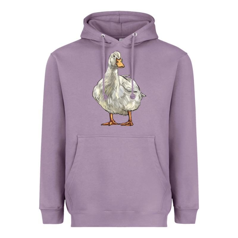 American Pekin Duck Heavyweight Hoodie by LillyAllenDesigns | Teevron