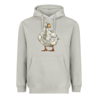Moon Dust american pekin duck Heavyweight Hoodie - LillyAllenDesigns
