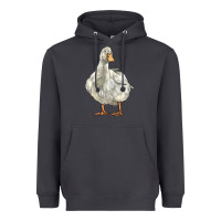 Smoke american pekin duck Heavyweight Hoodie - LillyAllenDesigns