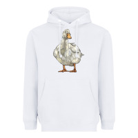 White american pekin duck Heavyweight Hoodie - LillyAllenDesigns