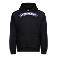 Black louisiana Urban Hoodie - BarkalooDesign