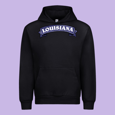 Louisiana Urban Hoodie Designed By Barkaloodesign