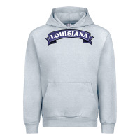 Heather Grey louisiana Urban Hoodie - BarkalooDesign