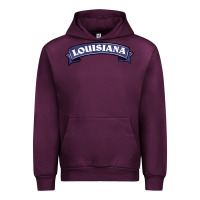 Mauve Wine louisiana Urban Hoodie - BarkalooDesign