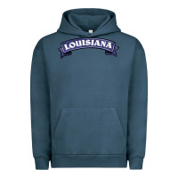 Pigment Midnight Navy louisiana Urban Hoodie - BarkalooDesign