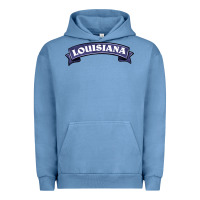 Pigment Pebble Blue louisiana Urban Hoodie - BarkalooDesign