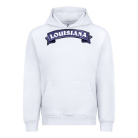 White louisiana Urban Hoodie - BarkalooDesign