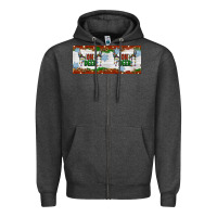 Charcoal Heather oh deer christmas Zipper Hoodie - Artiststas