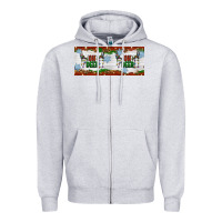 Heather Grey oh deer christmas Zipper Hoodie - Artiststas