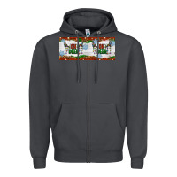 Smoke oh deer christmas Zipper Hoodie - Artiststas