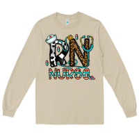 Mushroom rn nurse Long Sleeve Tee - CowhideDigitalArt