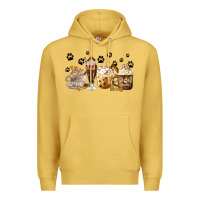 Antique Gold Dog Mom Coffee Lover Coffee Cups Premium Hoodie - MaliasSmallBusiness