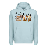 Blue Mist Dog Mom Coffee Lover Coffee Cups Premium Hoodie - MaliasSmallBusiness