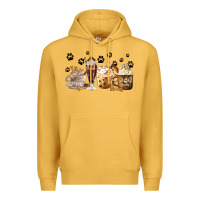 Mustard Dog Mom Coffee Lover Coffee Cups Premium Hoodie - MaliasSmallBusiness