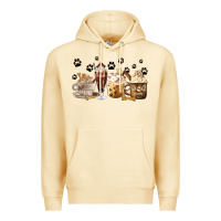 Pina Colada Dog Mom Coffee Lover Coffee Cups Premium Hoodie - MaliasSmallBusiness