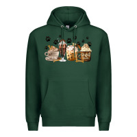 Sports Green Dog Mom Coffee Lover Coffee Cups Premium Hoodie - MaliasSmallBusiness