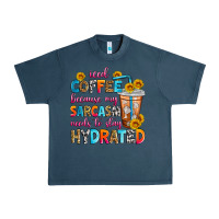 Midnight Navy iced coffee because my sarcasm needs to stay hydra Urban Heavy Tee - Zillion Design Studio