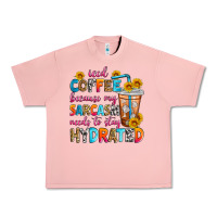 Salmon iced coffee because my sarcasm needs to stay hydra Urban Heavy Tee - Zillion Design Studio
