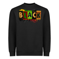 Black black Heavyweight Sweatshirt - Zillion Design Studio