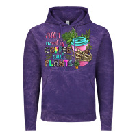 Cloud Purple all i need is coffee and plants Vintage Hoodie - texasbilliewilder
