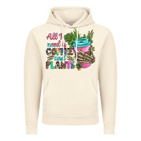 Vintage Artic all i need is coffee and plants Vintage Hoodie - texasbilliewilder