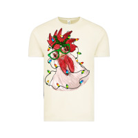 Vintage Arctic christmas rooster with lights Vintage Tee - RanaPortraitStore