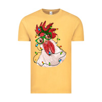 Vintage Mustard christmas rooster with lights Vintage Tee - RanaPortraitStore