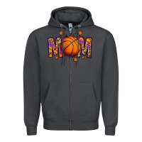 Smoke basketball mom Zipper Hoodie - Jasminsmagicworld