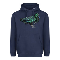 Navy East İndie Duck Heavyweight Hoodie - LillyAllenDesigns