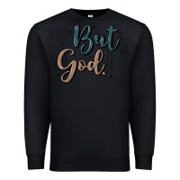 Black but god Premium Sweatshirt - MaliasSmallBusiness